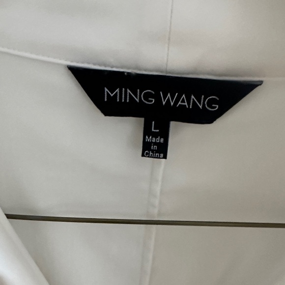 Ming Wang white tunic Shirt - Picture 2 of 7